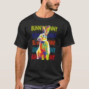 Kaninchen Sprichwort Rückro 1 T-Shirt