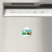 Kaninchen Spring  Magnet (In Situ (Geschirrspüler))