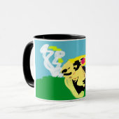 Kaninchen Spring  Tasse (Vorderseite Links)