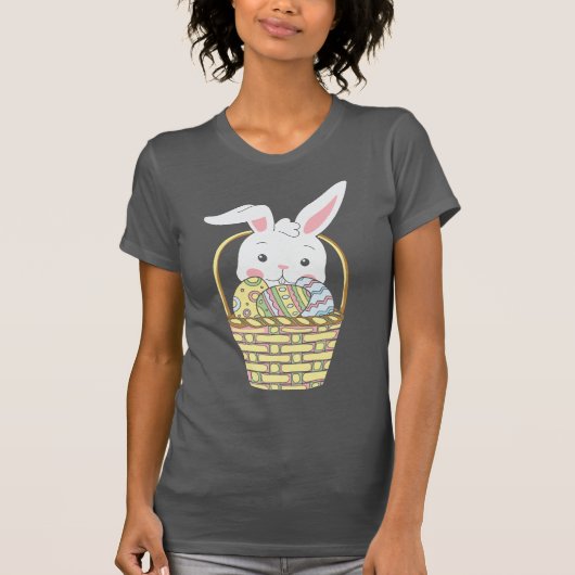 Kaninchen T Shirt Design Osterkleidung (Vorderseite)