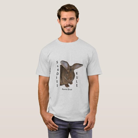 Kaninchen-T - Shirt SANDIES REGEL (Vorne ganz)