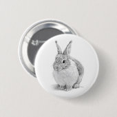 Kaninchen-Tag Button (Vorne & Hinten)