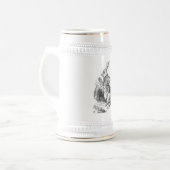 Kaninchen-Tasse Bierglas (Vorderseite Links)