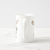 Kaninchen-Tasse-Cup Knochen-China Porzellantasse (Rückseite)