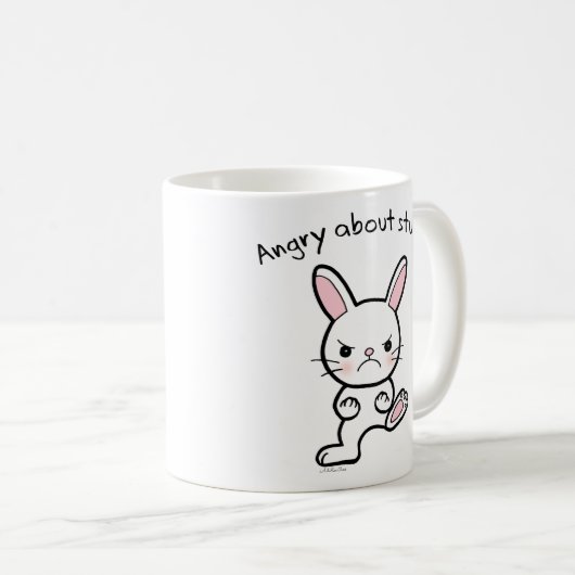 Kaninchen-Tasse Häschen der lustigen Häschen-Tasse Kaffeetasse (VorderseiteRechts)