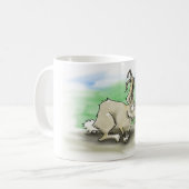 Kaninchen-Tasse Kaffeetasse (Vorderseite Links)