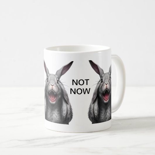Kaninchen-Tasse - nicht jetzt Kaffeetasse (VorderseiteRechts)