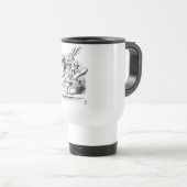 Kaninchen-Tasse Reisebecher (VorderseiteRechts)