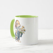 Kaninchen-Tasse Tasse (Vorderseite Links)