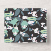 Kaninchen-Tee-Party Muster III All In One Einladung (Rückseite)