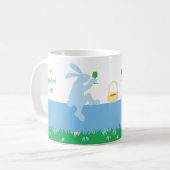 Kaninchen Toast Kaffeetasse (Vorderseite Links)