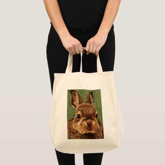 Kaninchen Tote Bag - Baby Cottontail Tragetasche (Vorderseite (Produkt))