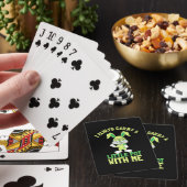 Kaninchen tragen immer ein kleines Pot Spielkarten (In Situ)