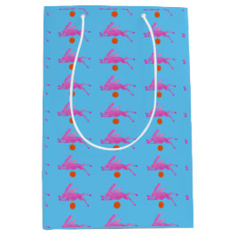 Kaninchen über dem Supermond Mittlere Geschenktüte