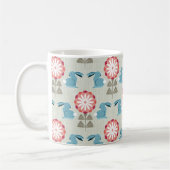 Kaninchen und Blume Kaffeetasse (Links)