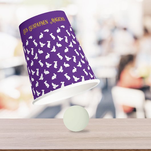 Kaninchen und Doves Cups und Balls Magician Prop Pappbecher