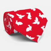 Kaninchen und Doves Magician Krawatte (Gerollt)