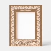 Kaninchen- und Eichhörnchenblättrige Grenze Geätzte Rahmen (Vorderseite)