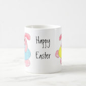 Kaninchen und Eier Kaffeetasse (Mittel)