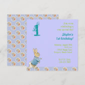 Kaninchen und Freunde zum Geburtstag Einladung (Vorne/Hinten)