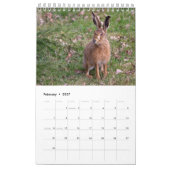 Kaninchen und Hares-Kalender Kalender (Feb 2027)