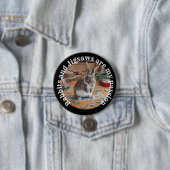 Kaninchen und Jigsaws Rätsel und Kaninchenbesitzer Button (Beispiel)