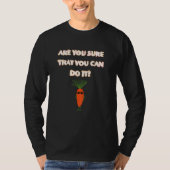 Kaninchen und Karotte T-Shirt (Vorderseite)