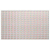 Kaninchen und Karotten watercolo Kunst Gewebe Stoff (Yard (91,4 cm))