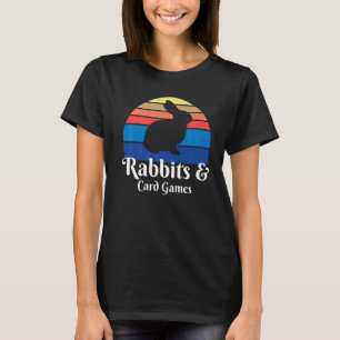 Kaninchen und Kartenspiele T-Shirt