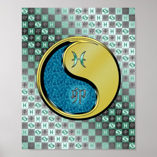 Kaninchen und Metallkaninchen Poster (Vorne)