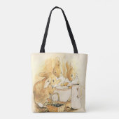 Kaninchen und Milchpudding von Beatrix Potter Tasche (Rückseite)