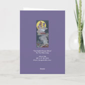 Kaninchen und Mondgöttin Karte (Rückseite)