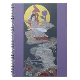 Kaninchen und Mondgöttin Notizblock