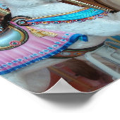 Kaninchen und Pferde, Merry-Go-Round Poster (Ecke)