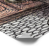 Kaninchen und Schildkröten - Poster (Ecke)