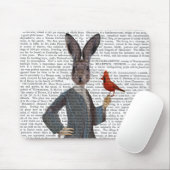 Kaninchen und Vögel 2 Mousepad (Mit Mouse)