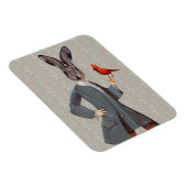 Kaninchen und Vögel Magnet (Rechte Seite)