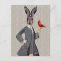 Kaninchen und Vögel