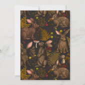 Kaninchen und Waldflora 3 (Vorderseite)