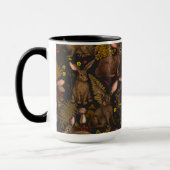 Kaninchen und Waldflora 3 Tasse (Links)