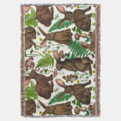 Kaninchen und Waldflora 4 Decke (Vorderseite Vertikal)