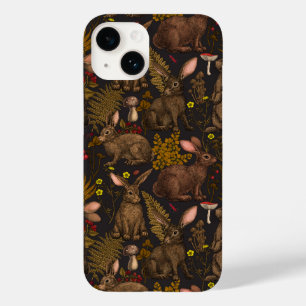 Kaninchen und Waldflora Case-Mate iPhone 14 Hülle
