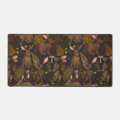 Kaninchen und Waldflora Maus Pad Schreibtischunterlage (Vorderseite)