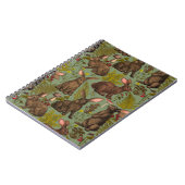 Kaninchen und Waldflora Notizblock (Linke Seite)