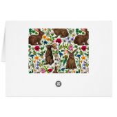 Kaninchen und Wildblumen (Rückseite Horizontal)