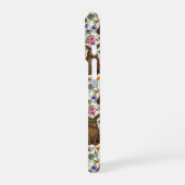 Kaninchen und Wildblumen iPhone Hülle (Linke Seite)