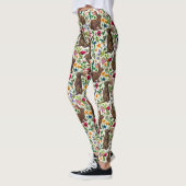 Kaninchen und Wildblumen Leggings (Links)
