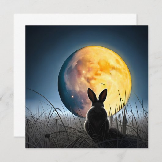 Kaninchen unter dem Mond (Vorne/Hinten)