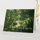 Kaninchen- Verlust eines Heimtiers Karte (Gelbe Blume)