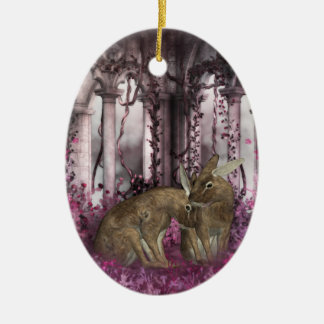 Kaninchen-Verzierungs-Chinesisches Neujahrsfest - Keramikornament